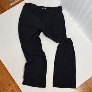 Denim&Co Sleek Black Yoga Pants